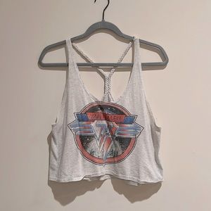 Vintage Van Halen crop top